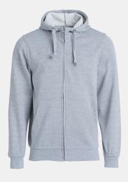 Kapuzen Sweatjacke MW Logo silber Lurex