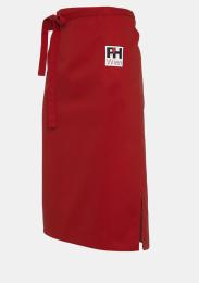 Bistroschürze 80 cm mit Schullogo Swiss Red