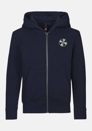 1DO02103401 - Kapuzen Sweatjacke mit Schullogo